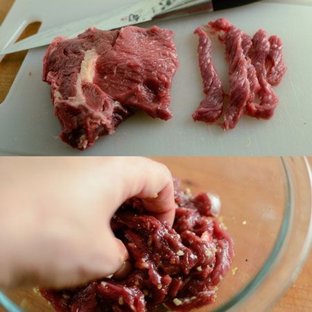Cách làm thịt bò xào dưa chuột