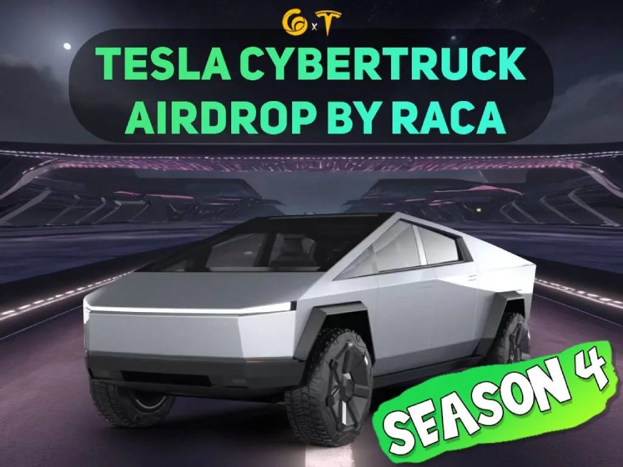 Tesla Cybertruck Airdrop của RACA